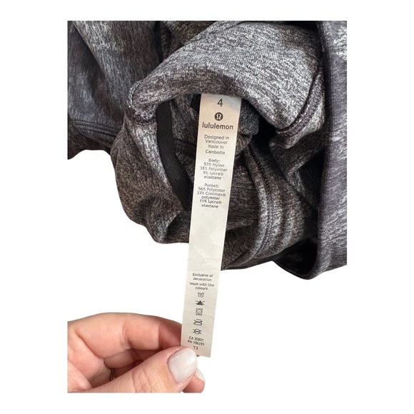 Lululemon Warm Stabilizer 1/2 Zip Hoodie
Incognito Camo HTR Black size 4 - Picture 5 of 6